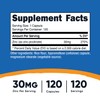 Nutricost Zinc Picolinate 30mg, 120 Capsules - Gluten Free and