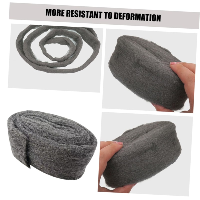Mobestech 5pcs Steel Wool Mouse Hole Filler Barrier Against Mice
