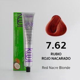 Kuul System Hair Color Cream  Kuul Tintes en crema 94 Tonos 94 Shades FUNNY COLORS Hair Dye Haircare Oil Neon Nourishing  3 oz.:_7.62 - Red Nacre Blonde