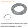 QUARKZMAN 24AWG Wire 24 Gauge Stranded PVC Connection Wire, UL1015