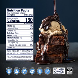 Sunday Night Sea Salt Chocolate Sauce - Luxurious Premium Quality Chocolate Ganache, Premium All-Natural Dessert Topping, Hot Fudge Sauce and Dipping Chocolate, Gluten-Free, No Preservatives - 10oz