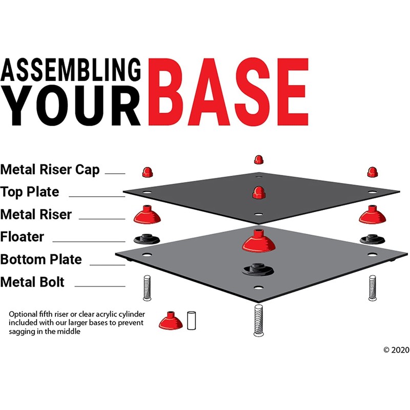 Better Display Cases Versatile Acrylic Display Case - Medium Square