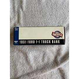 Ertl MINT 1951 FORD F-1 TRUCK BANK WIX FILTERS NIB BY ERTL  SMOKE FREE HOME