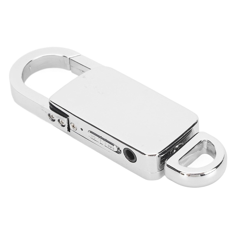 Voice Recorder HD Noise Reduction HiFi MP3 Player Keychain Voice