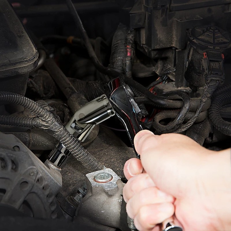 VASTOOLS Universal Joint Socket Adapter 3pcs, 1/4, 3/8 & 1/2