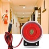 Red Fire Alarm DC 12 V Indoor Siren Wireless Flashing