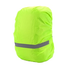 SSKHE Waterproof Backpack Cover, Portable Universal Rain Cover, Reliable Backpack Cover, Reflective, Green, Classic