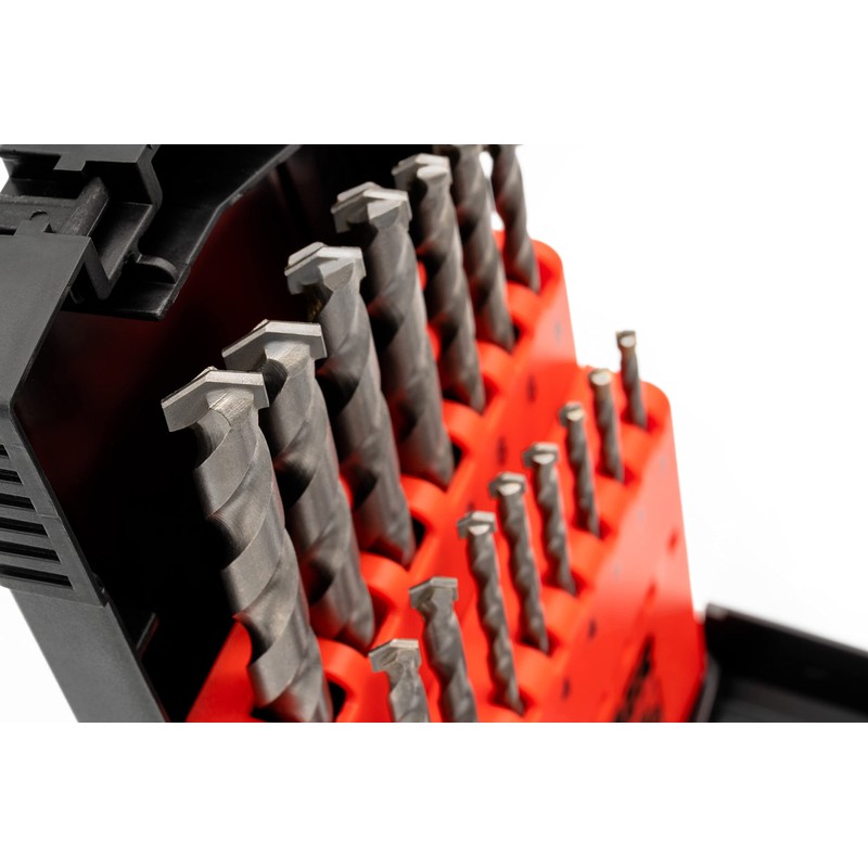 BAER Masonry Drill and Concrete Drill Bit Set (15 Pieces)