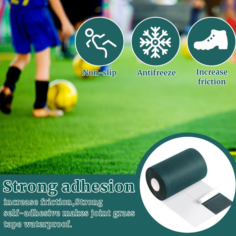 Gersoniel 3 Rolls 6 in x 33 ft Artificial Turf