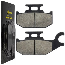 Caltric Brake Pads for Yamaha Kodiak 400 YFM400 2000-2002 2005-2006 Rear Brakes