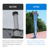 6 Inch Stove Pipe Kit - Tesmirror 6" Extended Roof