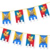 6m Knights and Dragons Bunting Medieval Thrones Party Decoration Flags