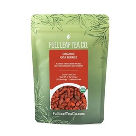 Organic Goji Berries - 2 oz Bag (Approx. 30 Servings) | Full Leaf Tea Co.