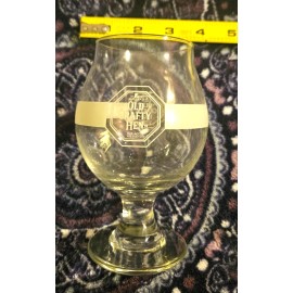 Libbey TWO RARE Original Old Speckled Hen Snifter British UK Beer Glasses  13oz