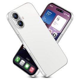 Anzeige gefälschte Spielzeug Telefon Handy Metallic-Modell Nicht funktionierende Replik 1:1 Telefon für Phone 16 gefälschte Spielzeug Handy, 16 weiß Farbbildschirm
