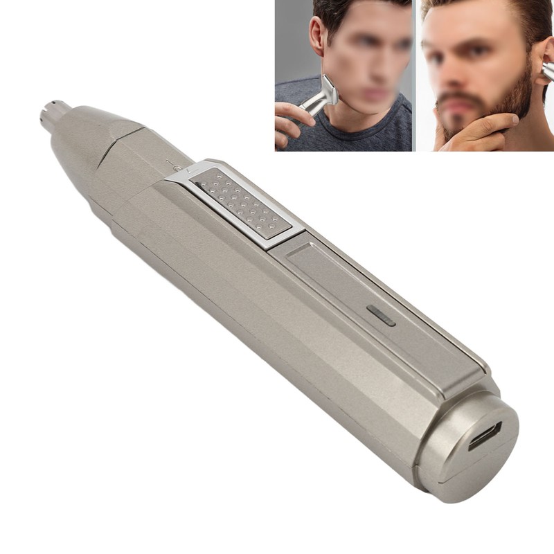 Nose Hair Trimmer Multifunctional 3 in 1 R Shaped Rounded
