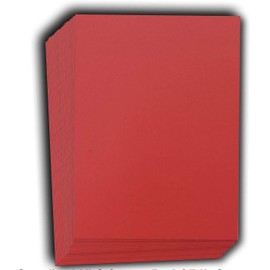 Hamilco Colored Cardstock Paper 11" x 17" Crimson Red Color Card Stock Paper 50 Pack