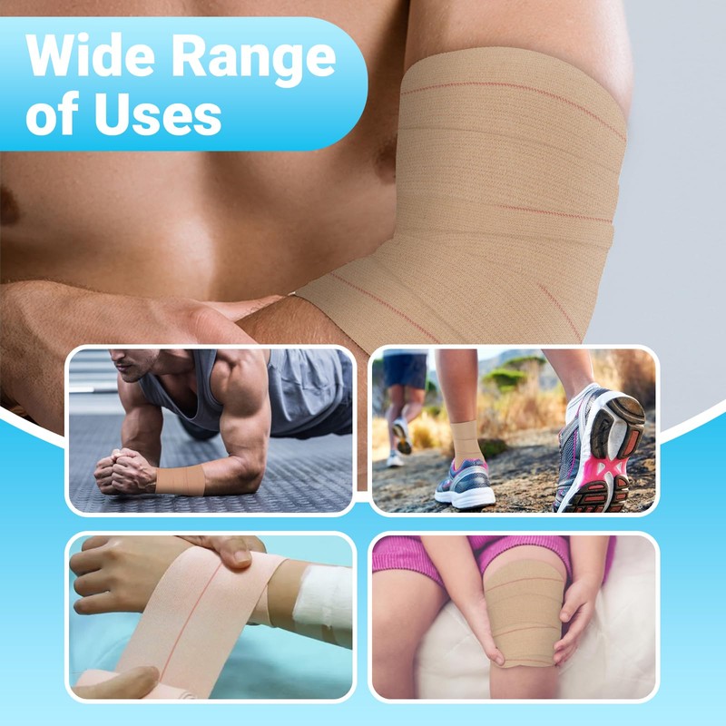 OK TAPE Elastic Adhesive Tape Bandage Tape Wrap - 4