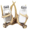 BLACK FOREST DECOR Antler Rack Salt and Pepper Shaker Set