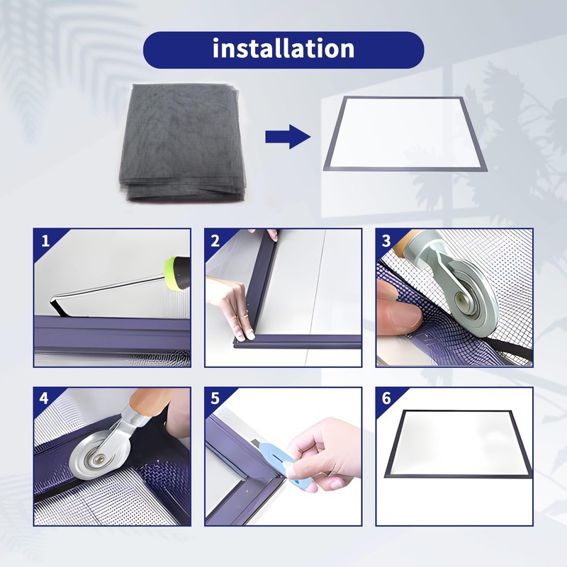 Windows Screen and Screen Door Repair Kit – Window Screen