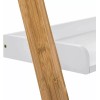 House of Living Art Ladder Shelf 3-Tier Bamboo and MDF