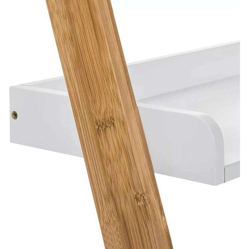 House of Living Art Ladder Shelf 3-Tier Bamboo and MDF
