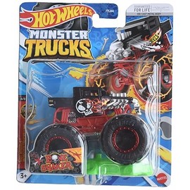 Hot Wheels Monster Trucks Bone Shaker, Connect and Crash Car