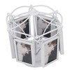 Rotating Photo Display Frame Multifunctional Removable Stable Metal Desktop Photo