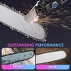 Dreyoo 13 Pieces Chainsaw Sharpening Kit Compatible with Dremel Chainsaw