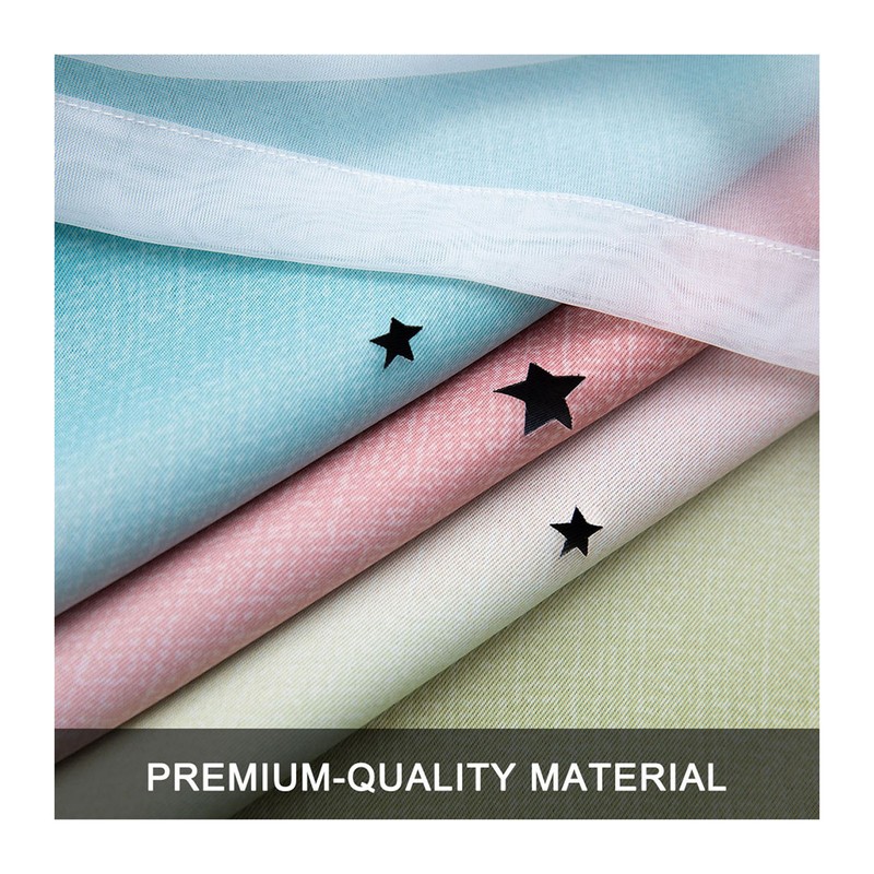 Star Curtains Stars Blackout Curtains for Kids Girls Bedroom Living