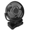 Portable Clip On Fan 4000mah Rechargeable Desktop Fan with LED