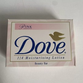 Dove VINTAGE DOVE PINK BEAUTY BAR SOAP 4.75 OZ BARS 2001 SEALED NOS