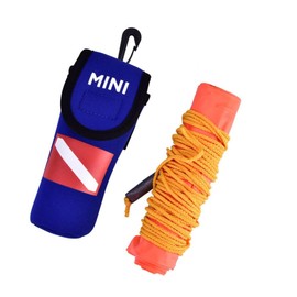 Demeras Inflatable Diving Buoy Water Surface Signal Marking High Visibility Orange Colour with Storage Bag for Diving
