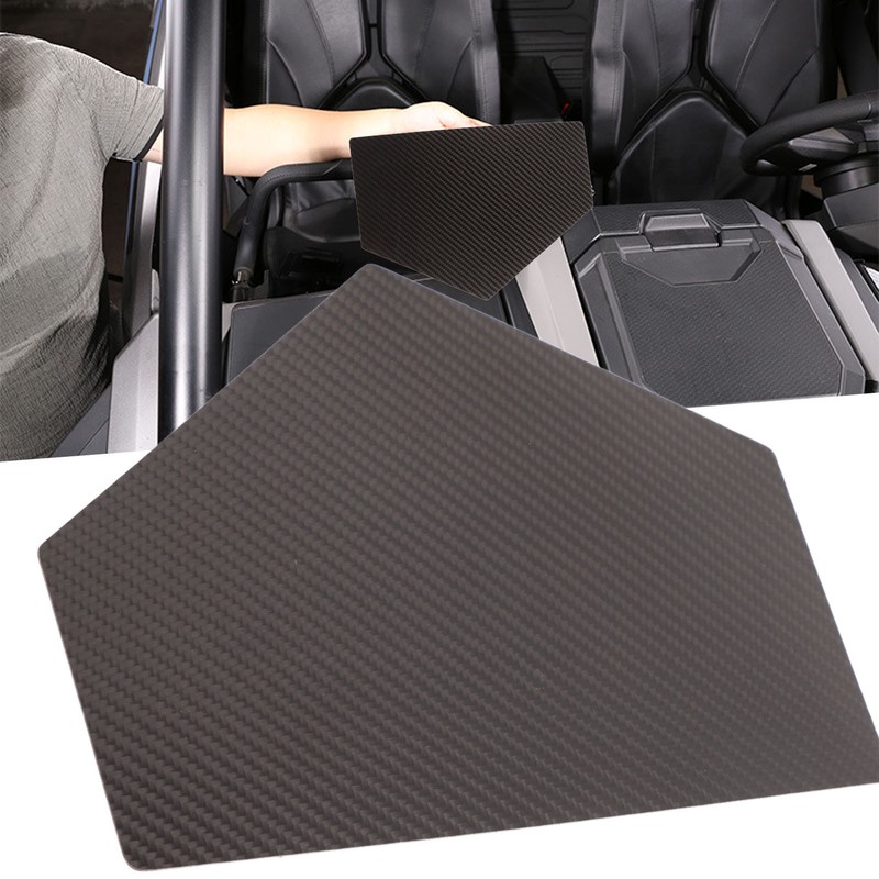 Passenger Seat Storage Box Mat Trim Carbon Fiber Replacement for