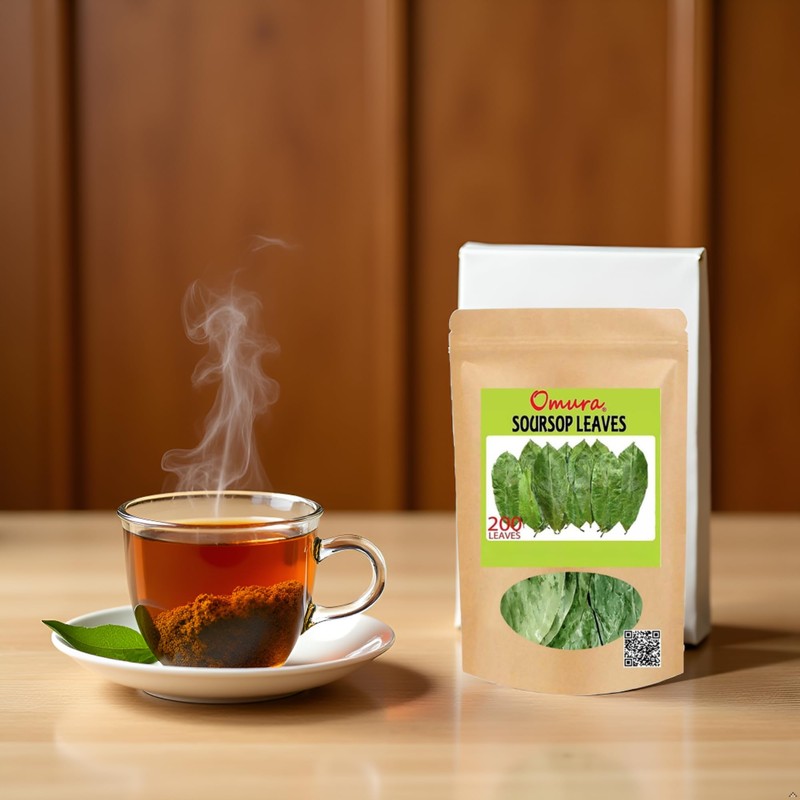 Omura Dried Soursop Leaves - 200 Graviola Soursop Leaf Tea