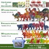 Dinosaurios Jurassic 88 Piezas Con Mapa