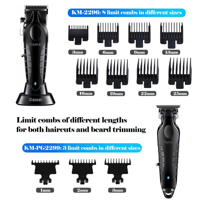KEMEI Hair Clipper, Hair Trimmer, Beard Shaver Set for Men,