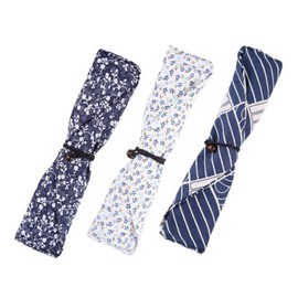 IMIKEYA 3pcs Japanese Style Cutlery Bags - Chopsticks Sleeves - Travel & Picnic Use