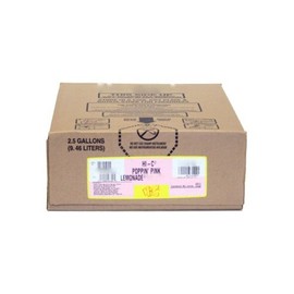 Supply Depot HI-C Poppin Pink Lemonade Syrup 2.5 Gallon Bag in Box BIB Sodastream by HIC