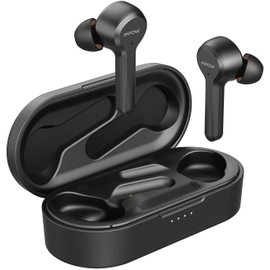 Black Mpow M9 Wireless Earbuds in Ear 4-Mic Noise Cancelling Call, Bluetooth Earphones