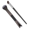 2 Pcs Nose Contour Brushes Set, 1 Pcs 2-In-1 U-Shaped