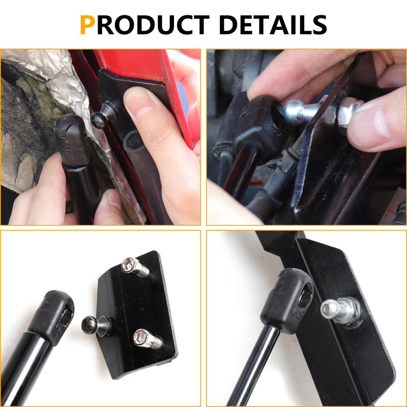 RERPRO Hood Struts Lift Support Assist Kit Compatible with 2018-2024