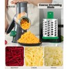 Ourokhome Rotary Cheese Grater Hand Crank, Kitchen Shredder Speed Mandolin