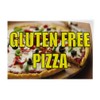 Gluten Free Pizza Indoor Store Sign Vinyl Decal Sticker -