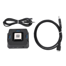 Multi functional USB3.0 Desktop PC Switch Power Reset Button Audio Microphone Port for Hotel