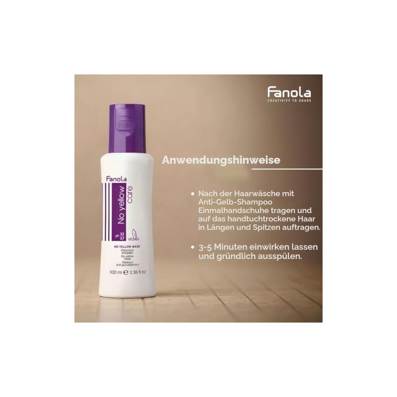 Fanola No Yellow Mask, 100 ml Banana