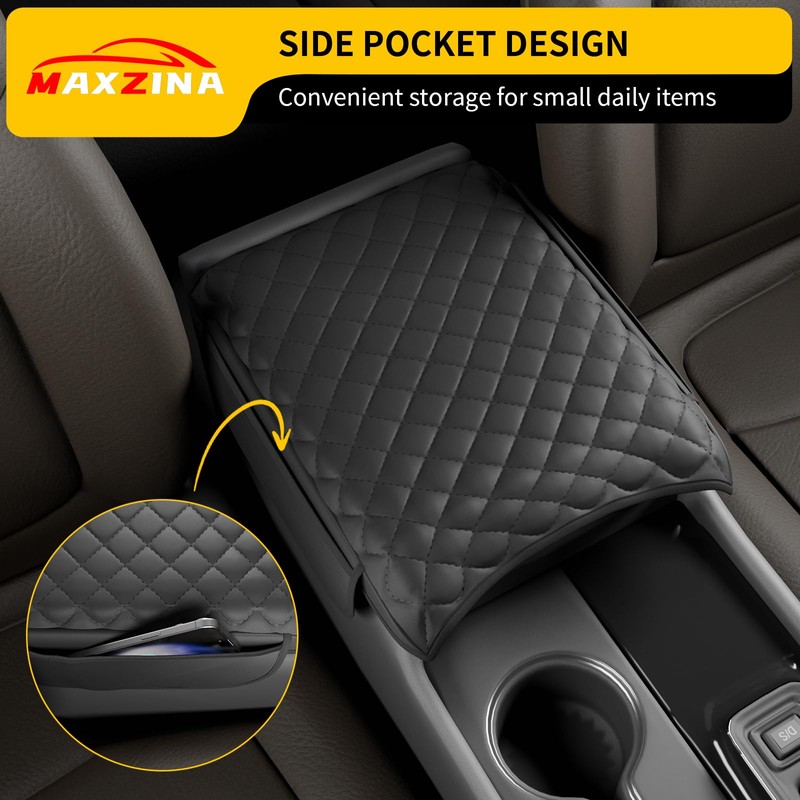 Maxzina Armrest Cover Compatible with 2023-2026 Honda Pilot & 2024-2026