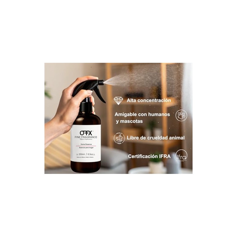 Fine Fragrance, Esencia para Hogar aroma Menta Eucalipto 250ml, ideal