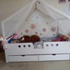 Joyseedi Letto a cielo con stelle luminose, letto a baldacchino,
