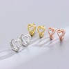 Cute Heart Small Hoop Earrings for Women Teen Girls Cartilage
